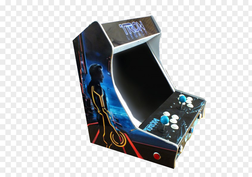 Tron Arcade Game Cabinet MAME Amusement PNG