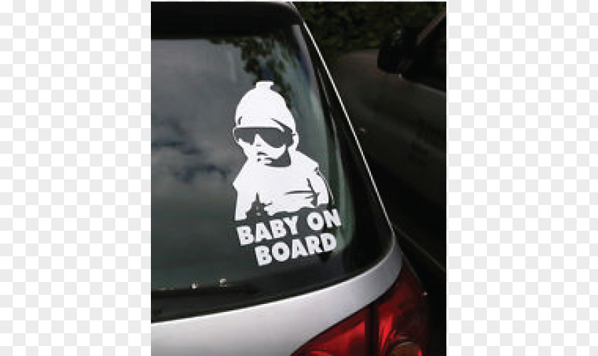 Baby On Board Sticker Car Decal Bumper Paper PNG