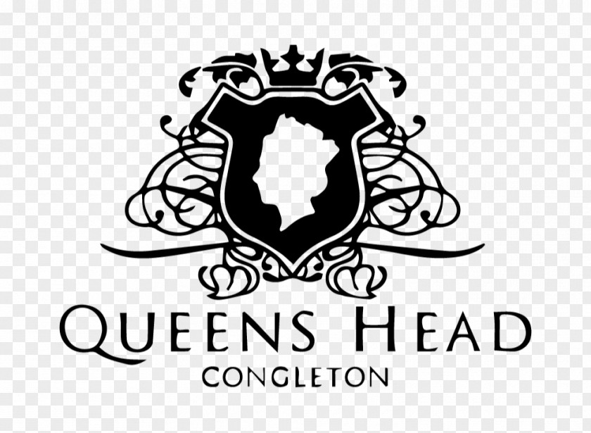 Beer The Queens Head Pub, Congleton Logo Graphic Design PNG