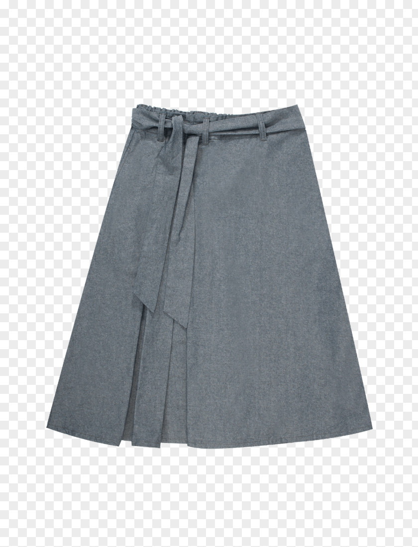 Ble Skirt Grey PNG