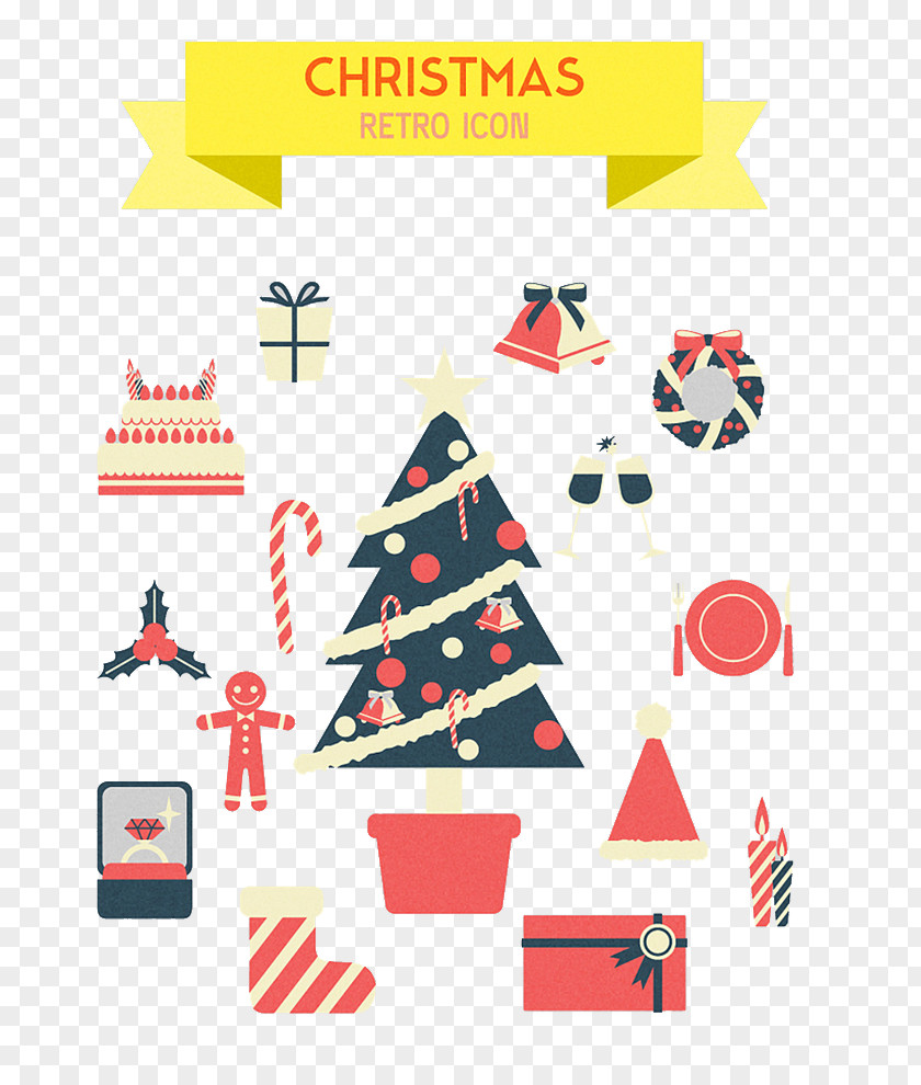 Christmas Cartoon Patterns Santa Claus Gingerbread Man Clip Art PNG