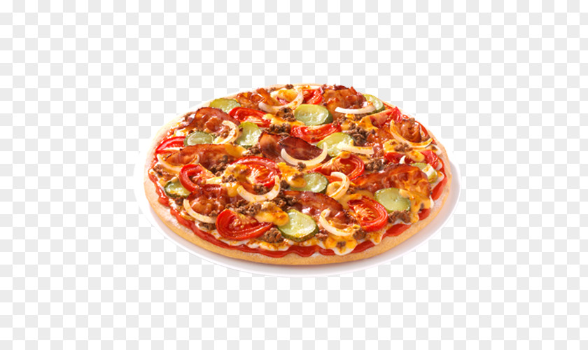 Pizza California-style Sicilian Prosciutto Hamburger PNG