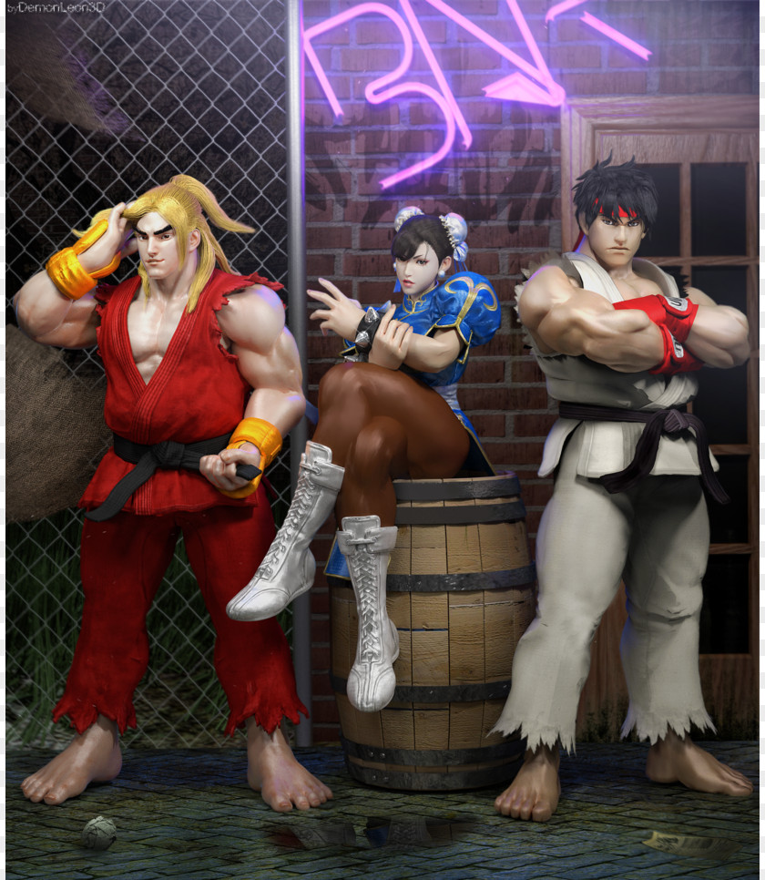 Street Fighter V Ryu Ken Masters Chun-Li Sagat PNG