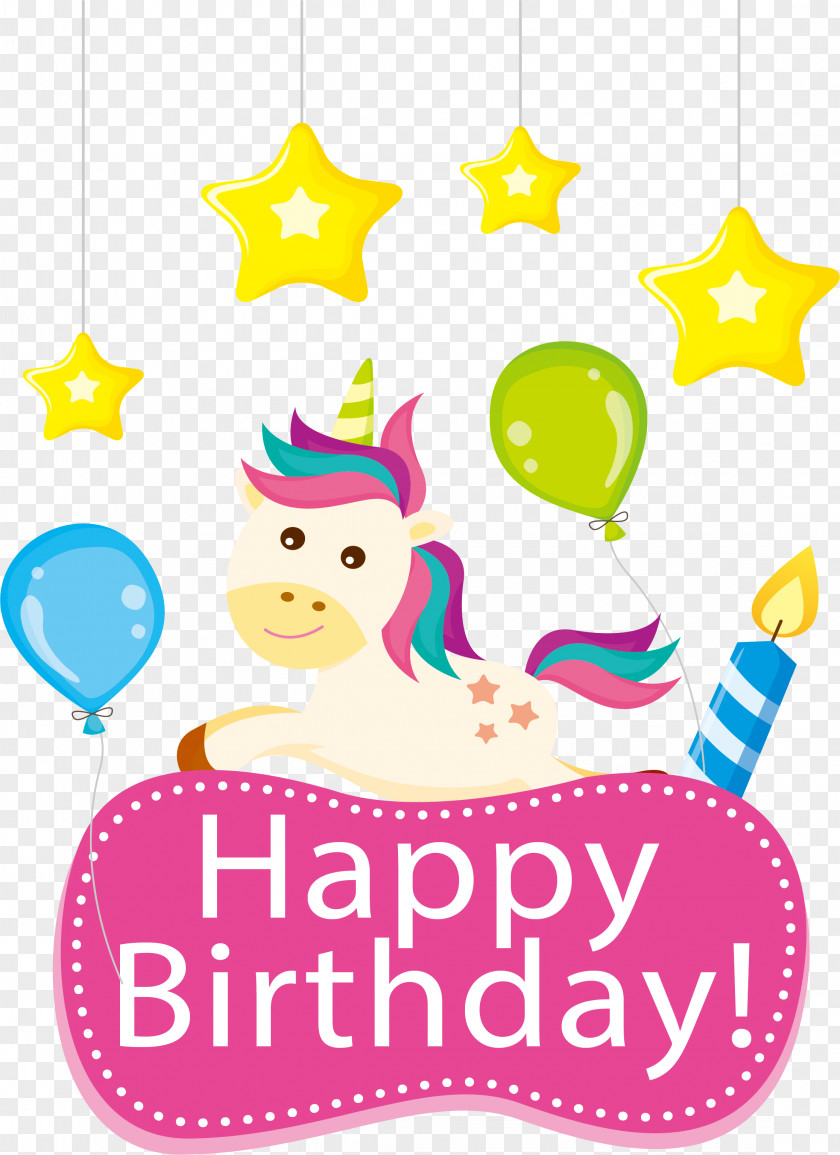 Unicorn Birthday Card Cake Greeting Happy Birthday, Henrietta! Wish PNG