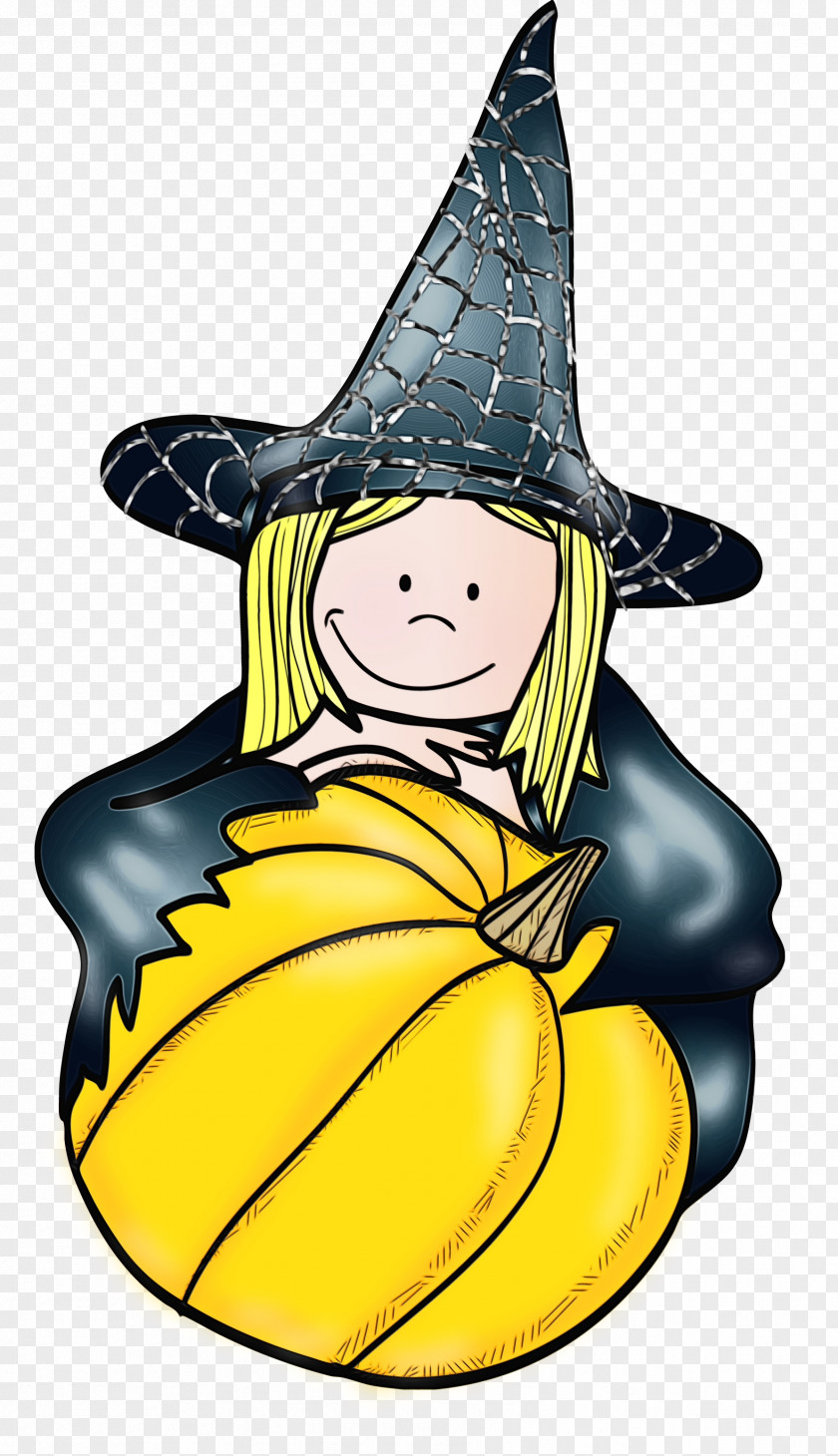 Cartoon Character Yellow Plant Headgear PNG