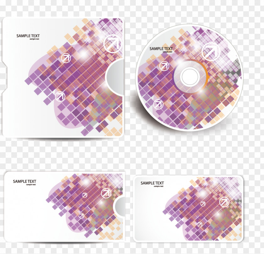 CD Cover Vector Material Compact Disc Album PNG