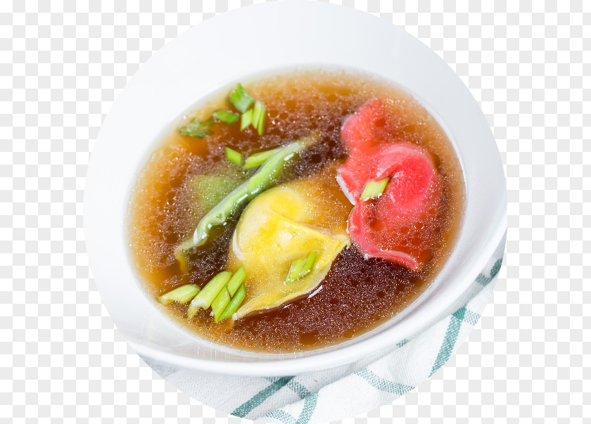 Chinese Soup Canh Chua Cuisine Wonton PNG