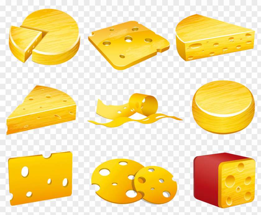 Delicious Cheese And Illustration Royalty-free Euclidean Vector PNG