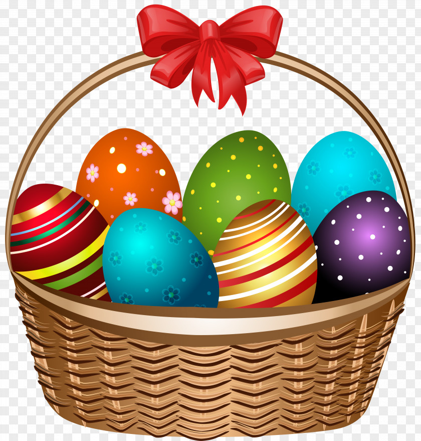 Picnic Basket Easter Bunny Egg Clip Art PNG