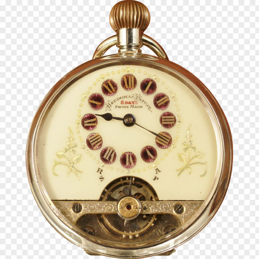 Pocket Watch Clock Jewellery Gold PNG