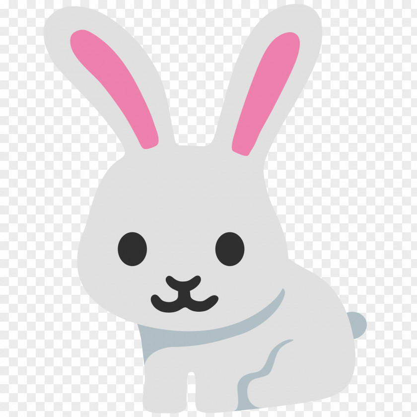 Rabbit Easter Bunny Domestic Emoji Clip Art PNG