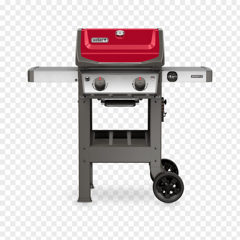 Red Gas Grill Barbecue Weber Spirit II E-310 E-210 Weber-Stephen Products Grilling PNG