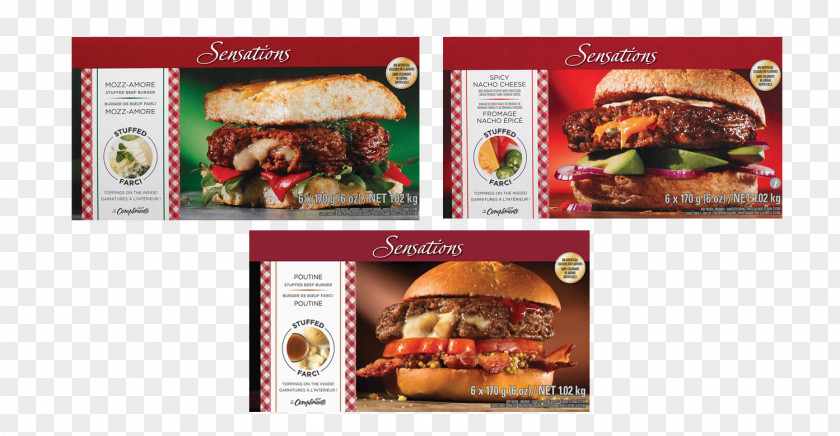 Spicy Burger Fast Food Restaurant Hamburger Poutine Junk PNG