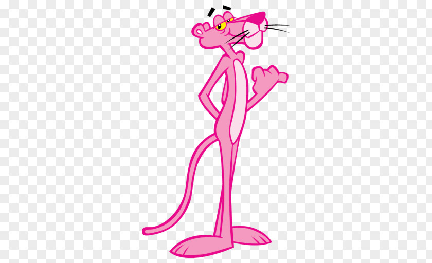THE PINK PANTHER Inspector Clouseau The Pink Panther Black Clip Art Image PNG