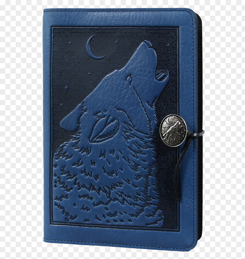 Wallet Blue Diary Journal Gray Wolf PNG