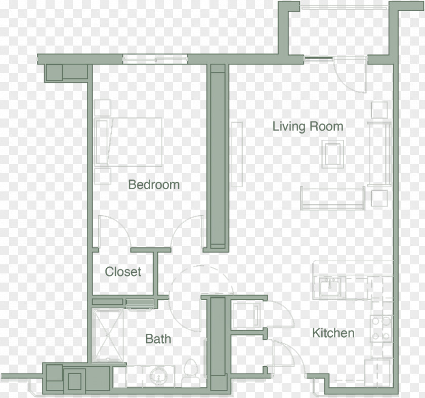 House Floor Plan Architecture PNG