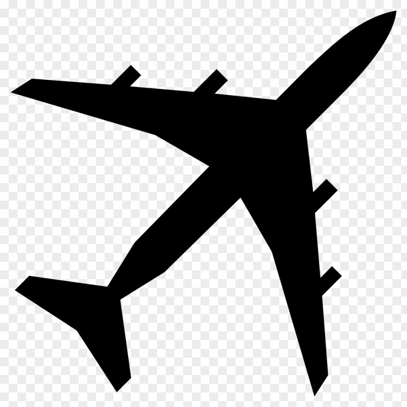 Plane Airplane Silhouette Clip Art PNG