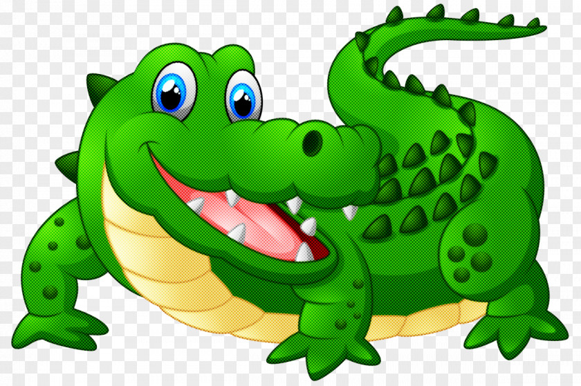Saltwater Crocodile Nile Crocodilia Green Alligator Cartoon PNG