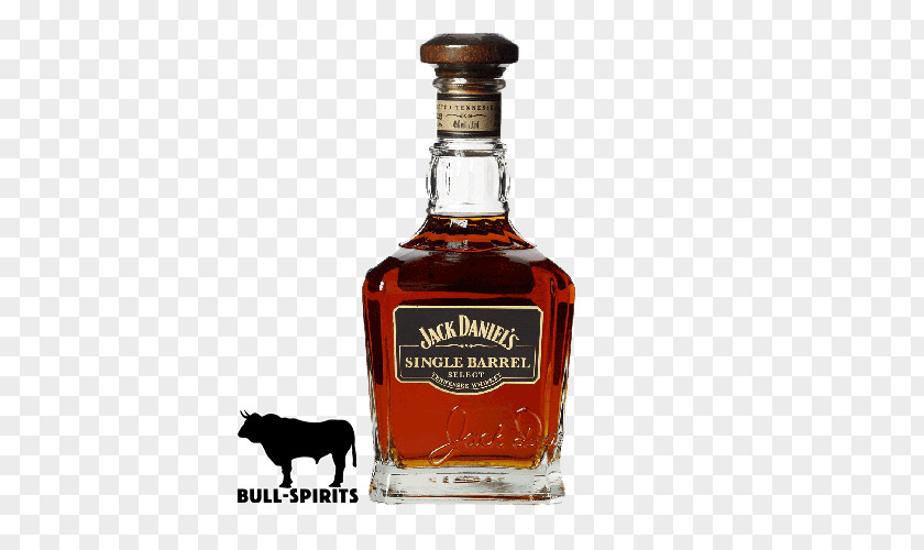 Bottle Tennessee Whiskey Liqueur Jack Daniel's Single Barrel PNG