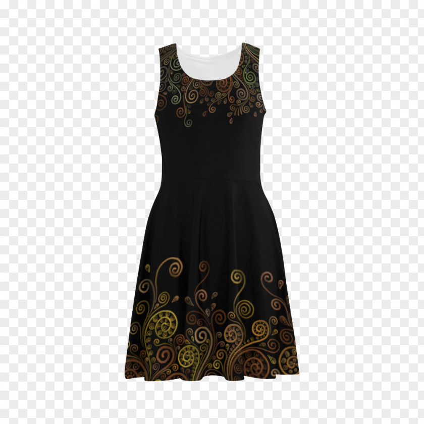 Dress Cocktail Sleeve Neck PNG