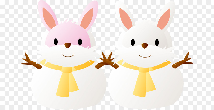 Easter Bunny Food Product Cartoon PNG