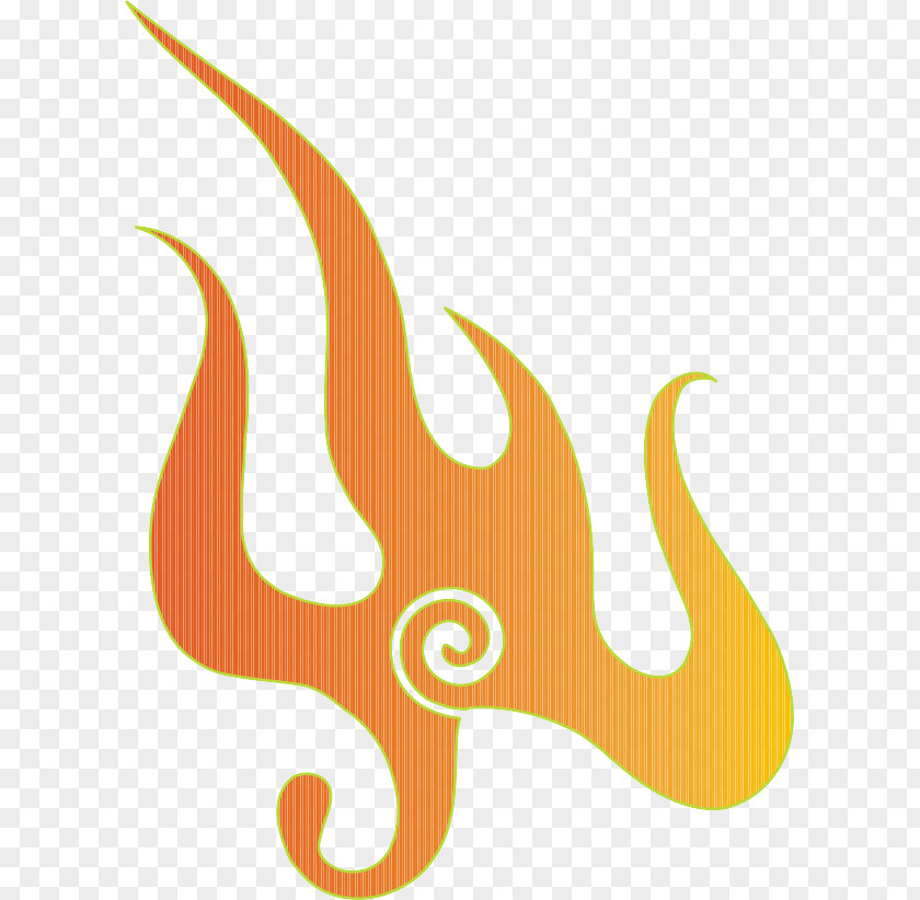 Hand-painted Flames Clip Art PNG
