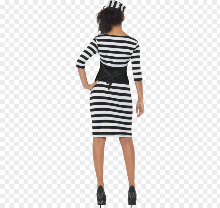 Prison Outfit Dress Classy Convict Costume Adult Clothing Prisoner PNG