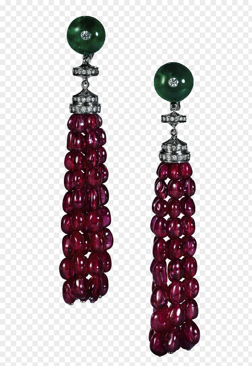 Ruby Earrings Earring Bulgari Jewellery Gemstone Diamond Cut PNG