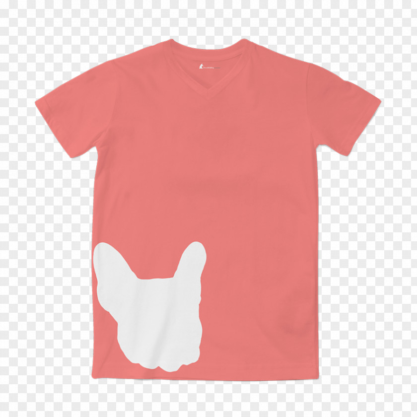 T-shirt French Bulldog Neckline Male PNG