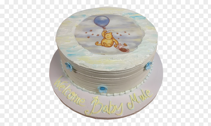 Bear Cartoon Childlike Creative Birthday Cake Winnie-the-Pooh Torte Buttercream Bakery PNG