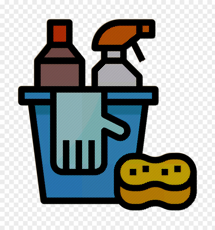 Cleaning Icon And Housework Bucket PNG