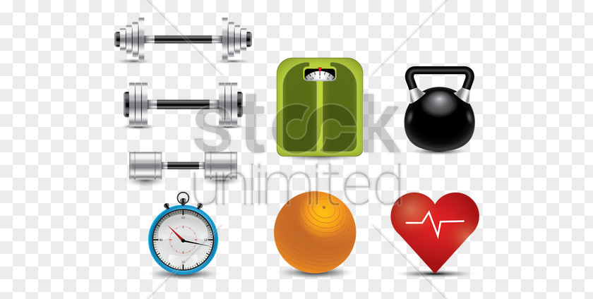 Fitness Equipment Technology Font PNG