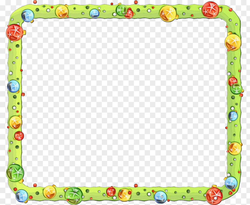 Rectangle Picture Frame Background Green PNG