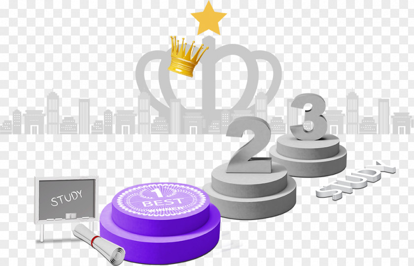 Figures On The Table Podium Trophy Download PNG