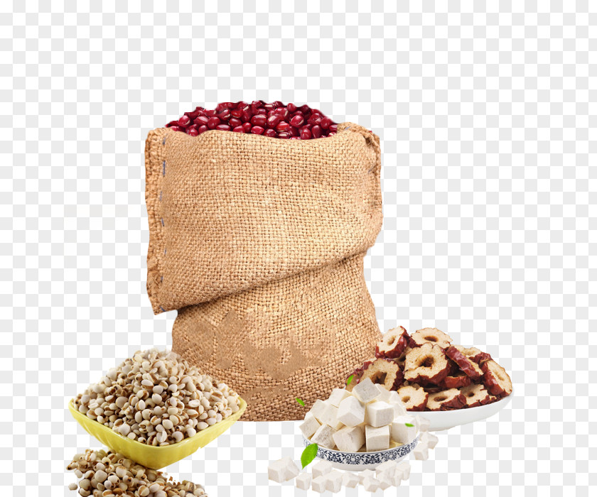 Red Beans Barley Ingredients Adlay Adzuki Bean Ingredient PNG