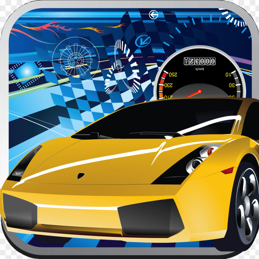 Car Lamborghini Gallardo Racing Video Game PNG