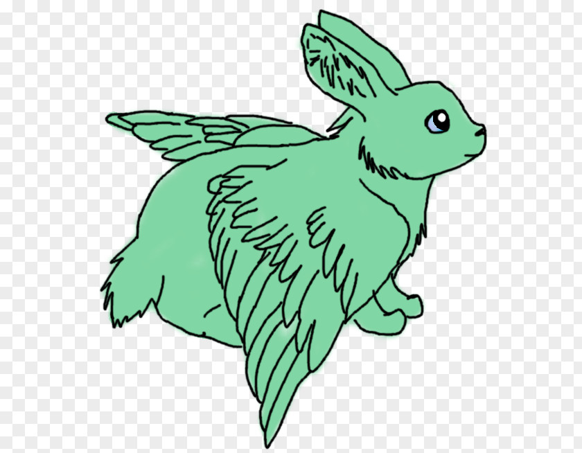 Flying Bunnies Domestic Rabbit Hare Line Art Clip PNG