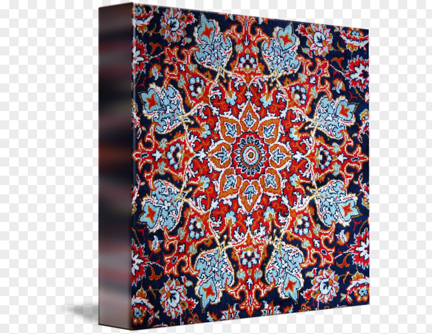 Persian Carpet Paisley Place Mats Gallery Wrap Canvas Iran PNG