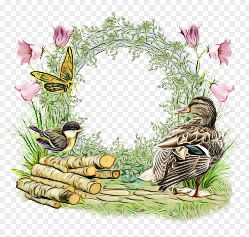 Plant Grass Love Bird PNG