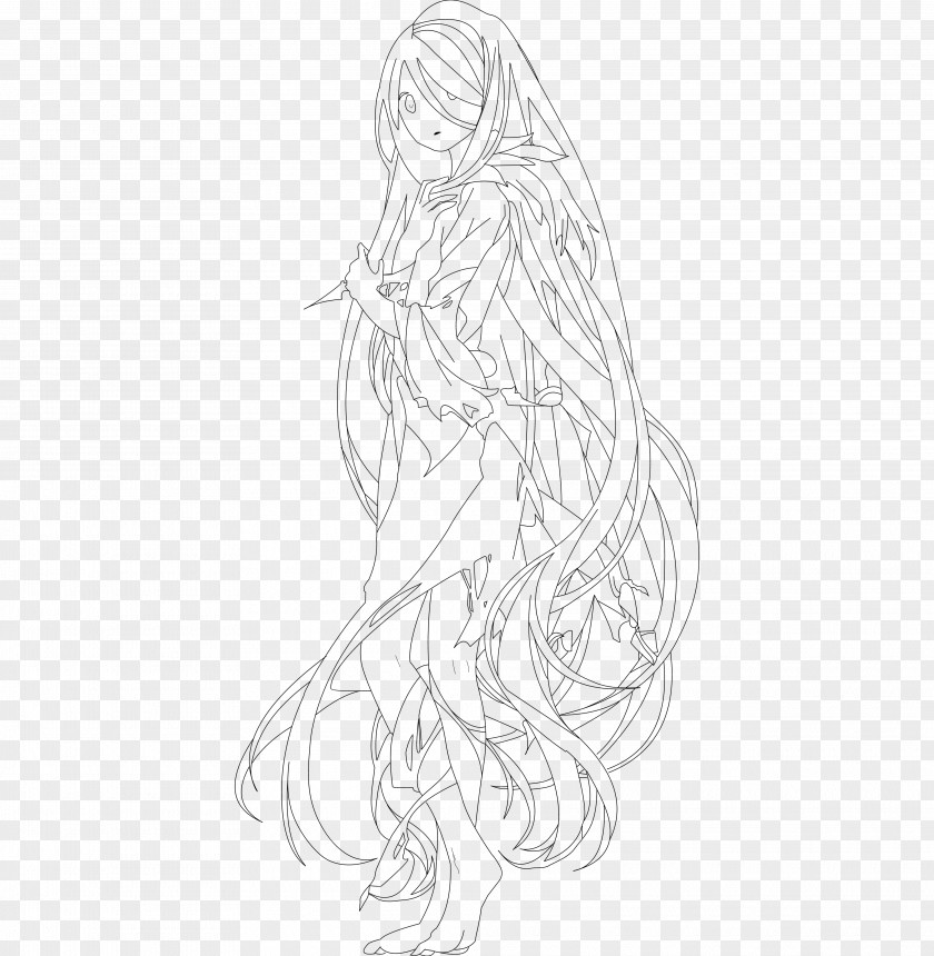 Wolf Outline Figure Drawing Line Art Sketch PNG