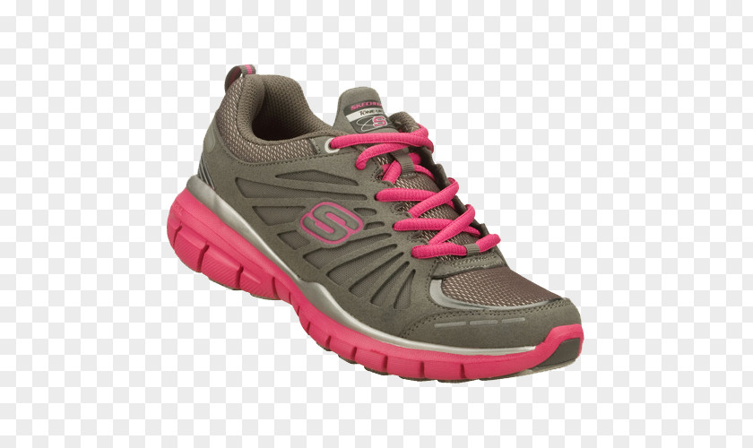 Brown Skechers Shoes For Women Sports Skate Shoe Walking Running PNG
