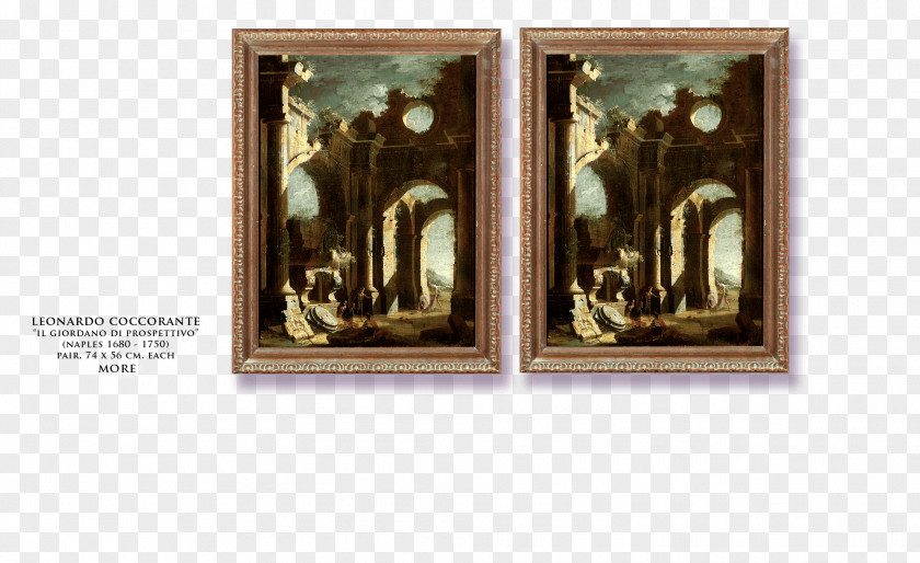 Decorative Formwork Painting Capriccio Picture Frames Codazzi Artist PNG