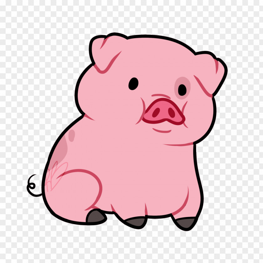 Pig Domestic Animated Cartoon Clip Art PNG
