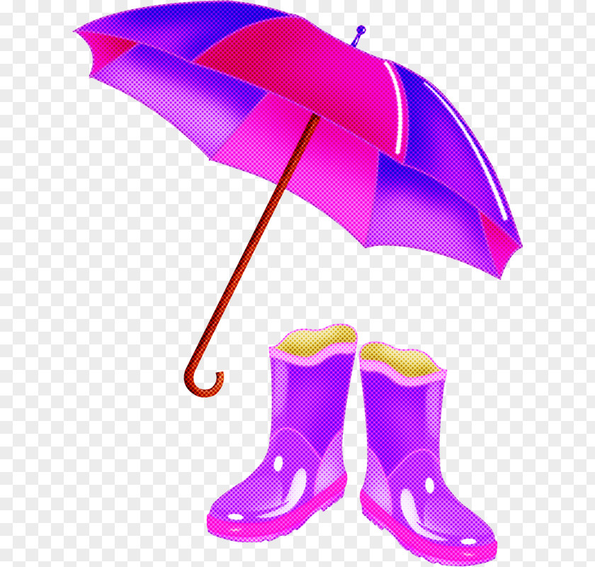 Violet Purple Footwear Costume Accessory Umbrella PNG