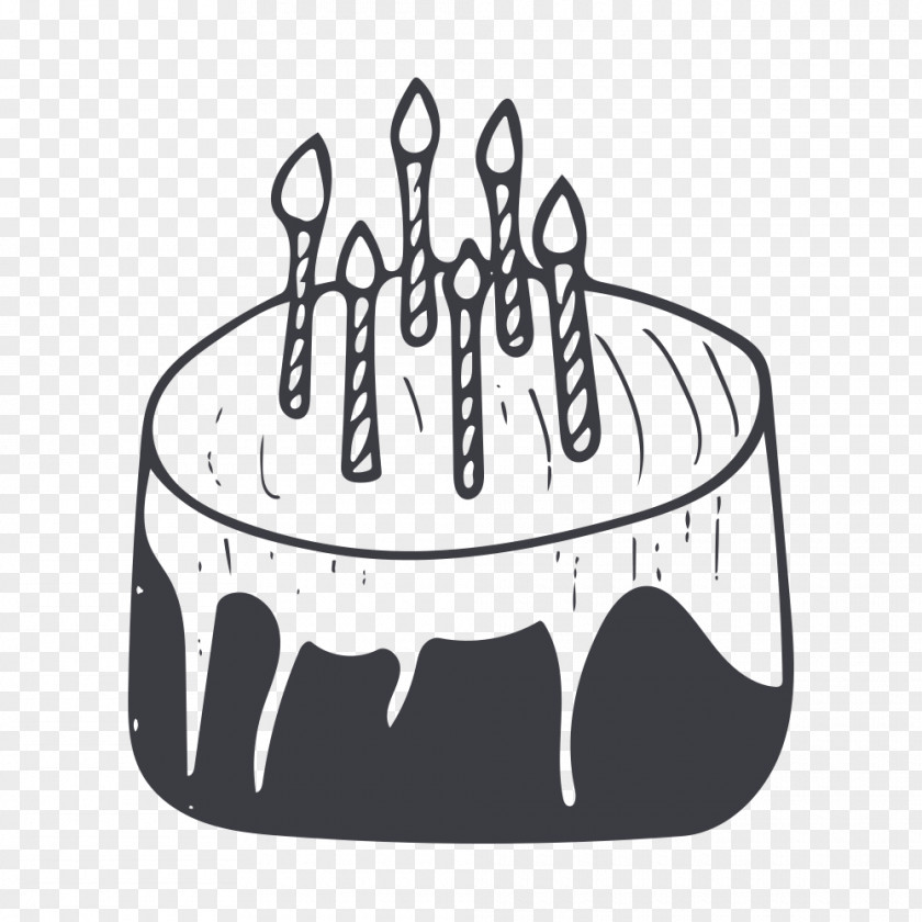 Black Cake Birthday Torte Forest Gateau PNG