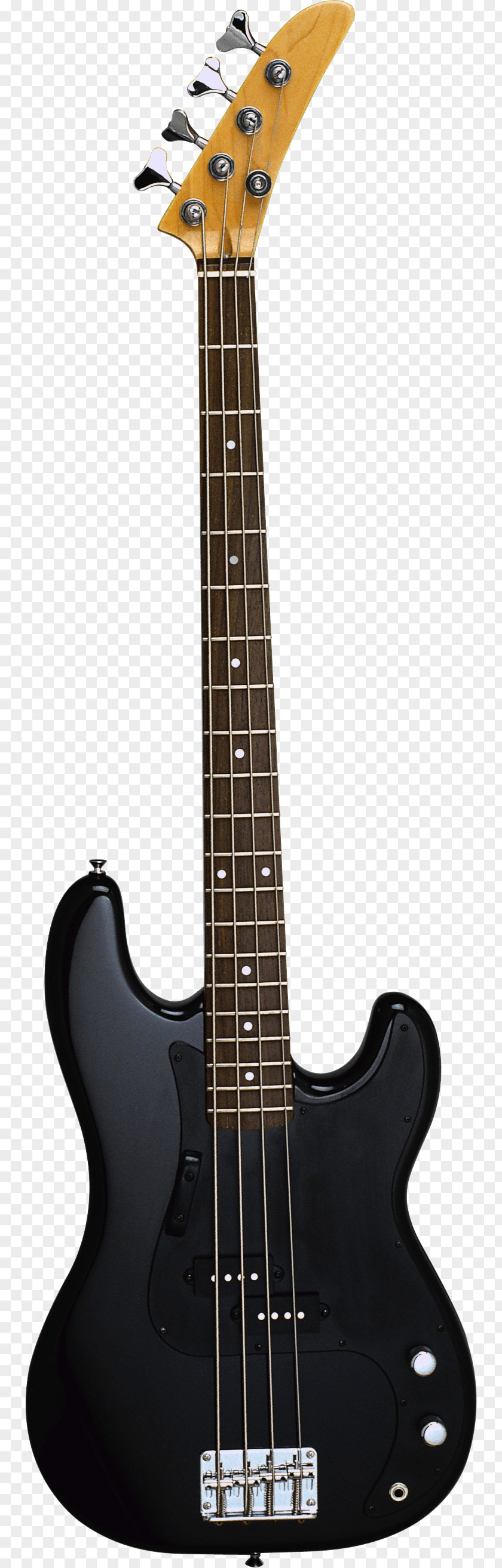 Black Electric Guitar Image PNG