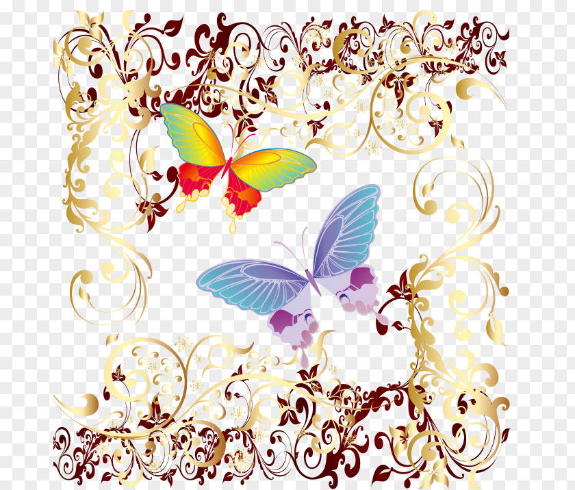 Butterfly Pattern Nymphalidae Clip Art PNG