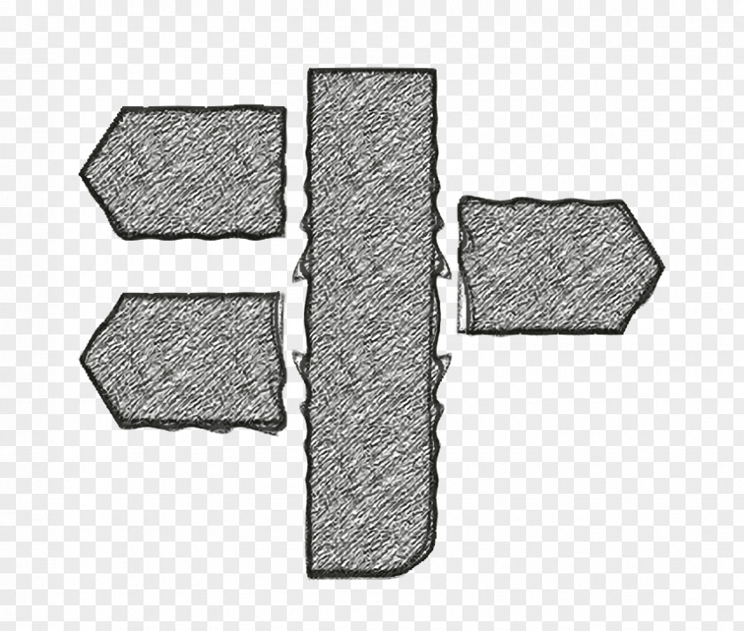 Metal Stone Wall Location Icon Map One Way PNG