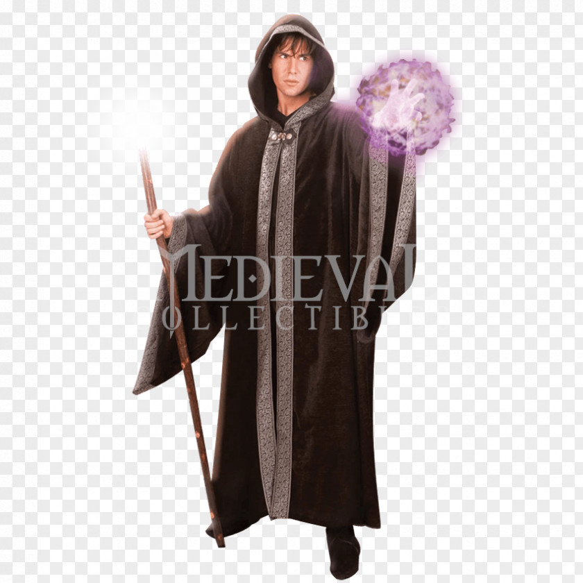 Robe Cloak Hood Cape English Medieval Clothing PNG