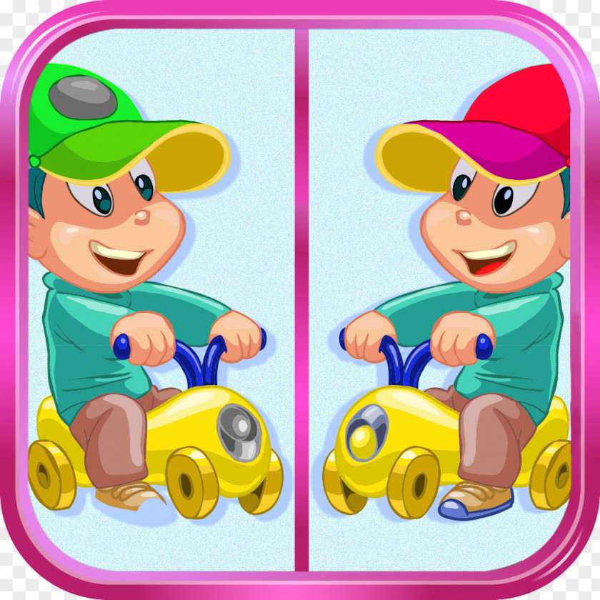 Spot The Difference Toddler Cuteness Infant Clip Art PNG